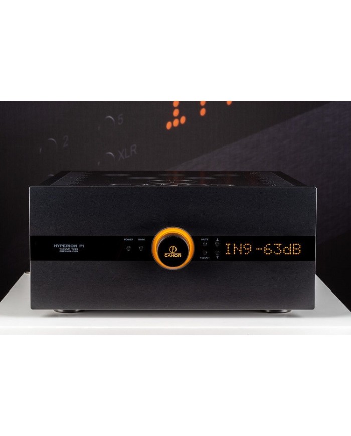 Preamplificatore a valvole in classe A  Canor Hyperion P1  Nero