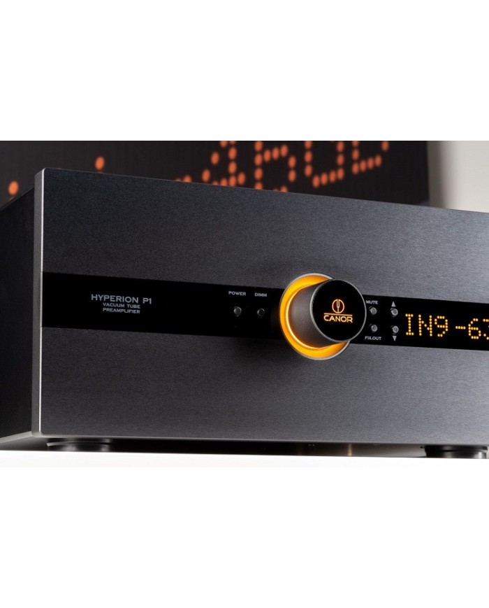 Preamplificatore a valvole in classe A  Canor Hyperion P1  Nero