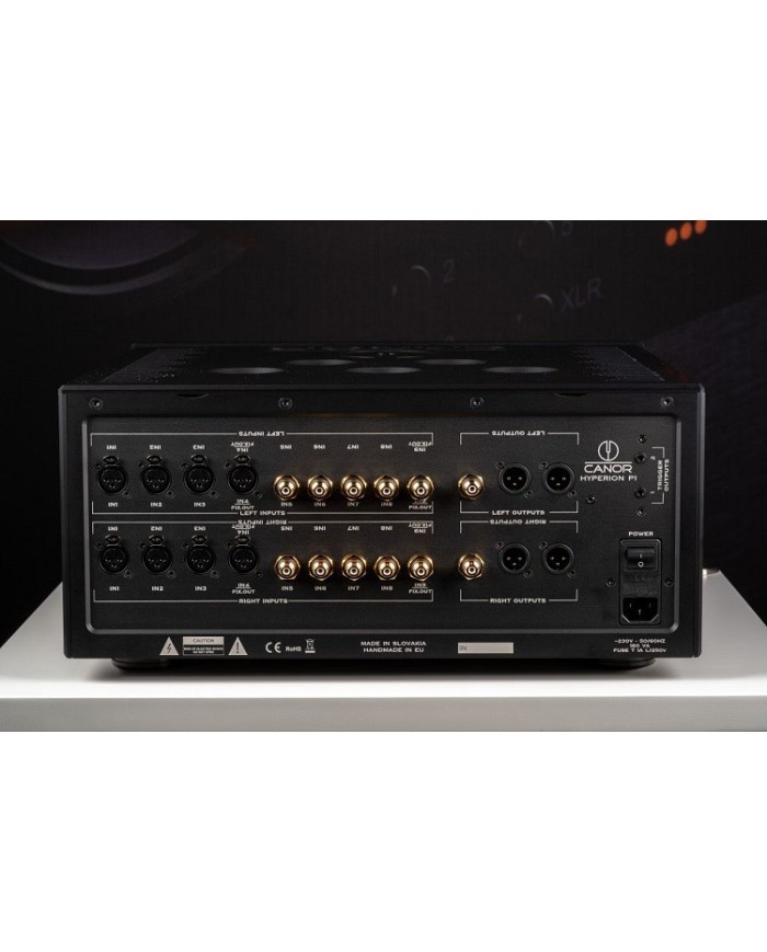 Preamplificatore a valvole in classe A  Canor Hyperion P1  Nero