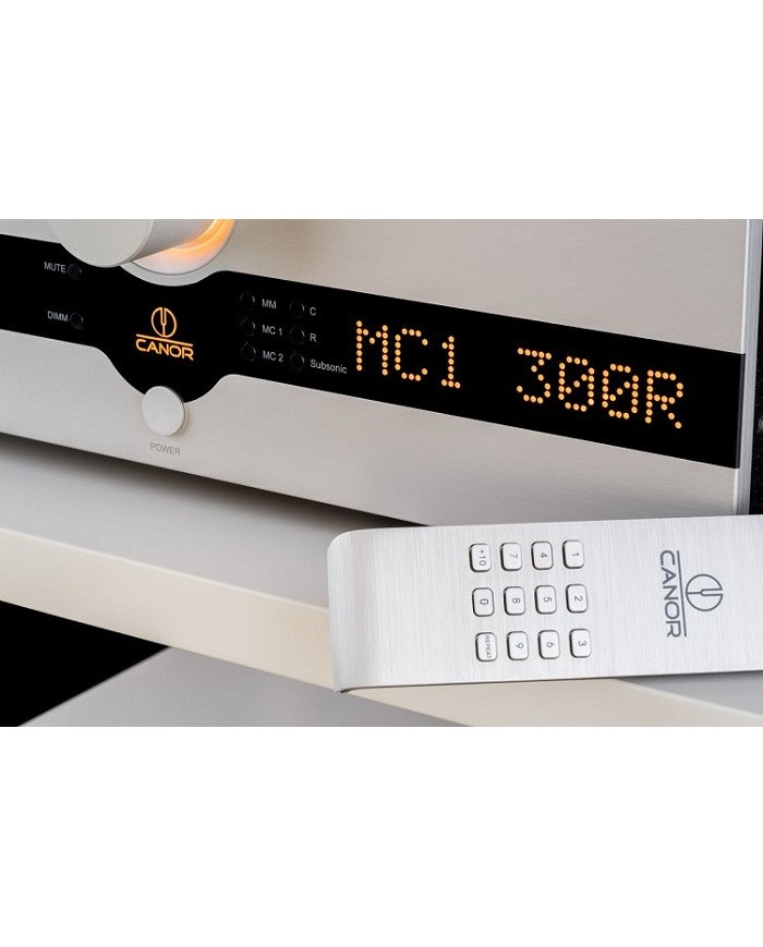 Preamplificatore Phono MM-MC a valvole bilanciato  Canor PH 1.10  Silver