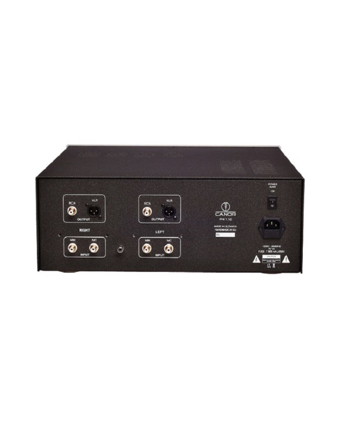 Preamplificatore Phono MM-MC a valvole bilanciato  Canor PH 1.10  Silver
