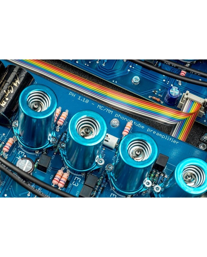 Preamplificatore Phono MM-MC a valvole bilanciato  Canor PH 1.10  Silver