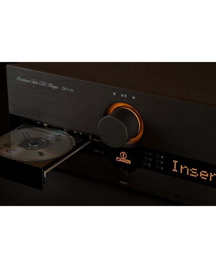 Lettore CD-DAC con convertitore D-A a valvole  Canor CD 1.10  Nero
