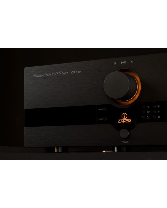 Lettore CD-DAC con convertitore D-A a valvole  Canor CD 1.10  Nero