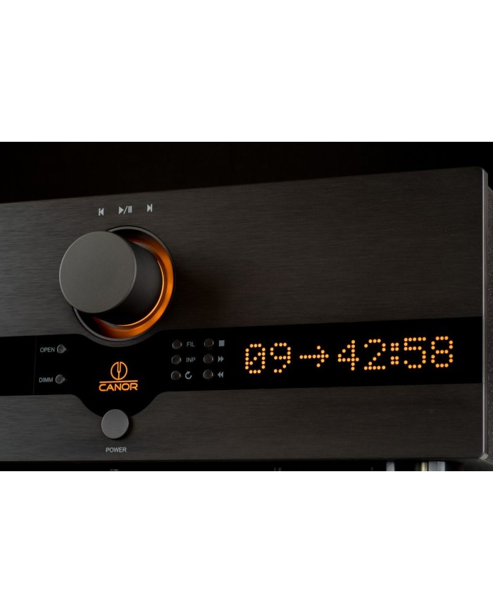 Lettore CD-DAC con convertitore D-A a valvole  Canor CD 1.10  Nero