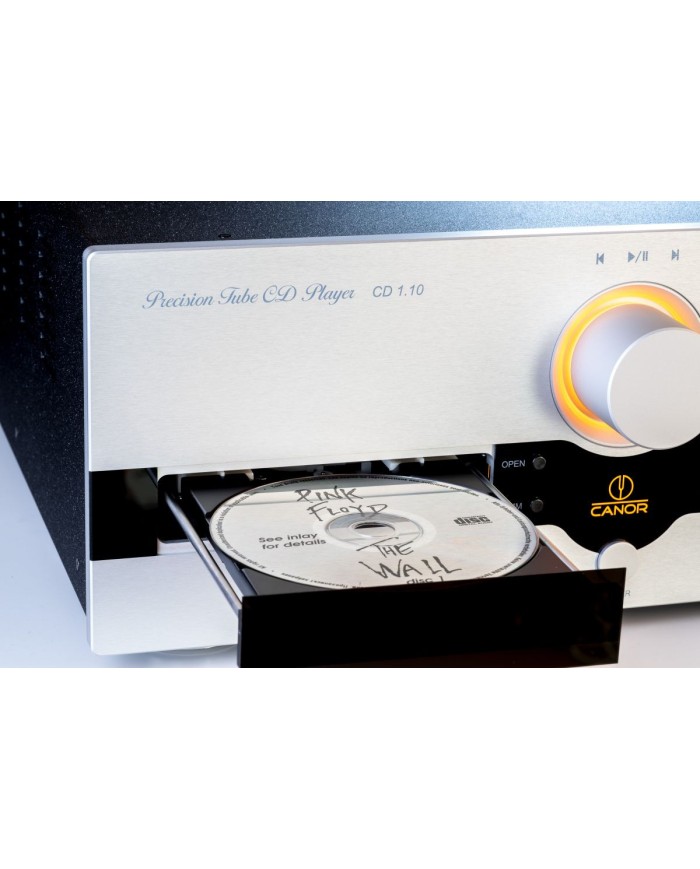 Lettore CD-DAC con convertitore D-A a valvole  Canor CD 1.10  Silver