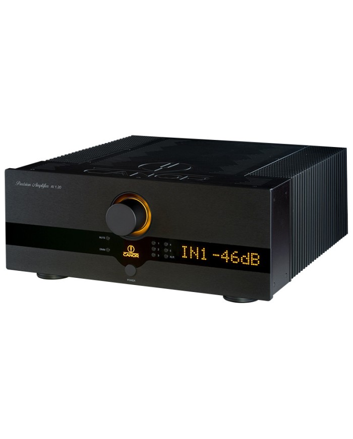 Amplificatore integrato stereo in classe A  Canor AI 1.20  Nero