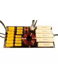 Diffusori da pavimento stand a 2 vie  JBL 4349  Walnut griglia  Blu