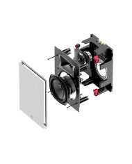 Diffusore da incasso a parete rettangolare 2 vie  JBL STUDIO 6 6IW