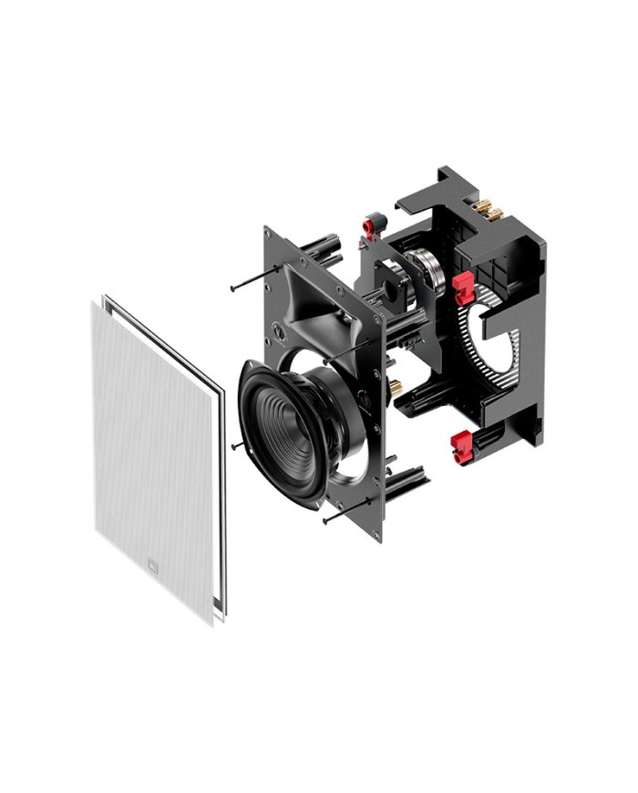 Diffusore da incasso a parete rettangolare 2 vie  JBL STUDIO 6 8IW