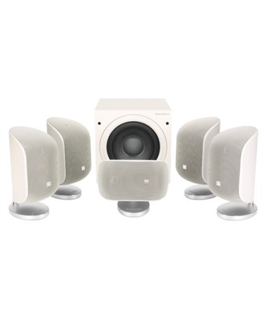 B&W MT 50 Kit Diffusori 5.1 con Sub Attivo Bianco