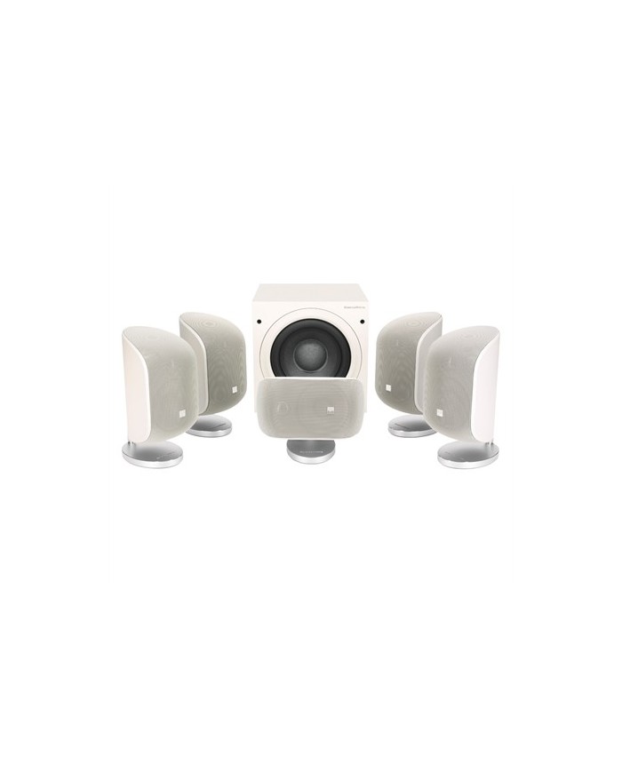 B&W MT 50 Kit Diffusori 5.1 con Sub Attivo Bianco