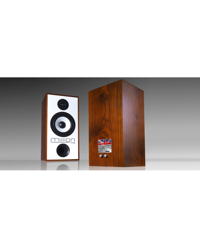 Mission 770  Coppia diffusori bookshelf con stand inclusi  Walnut