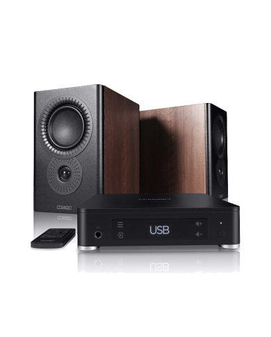 Sistema hi-fi True Wireless con DAC  Mission LX CONNECT  Walnut Pearl