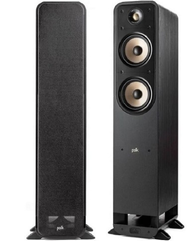 Polk Audio Signature Elite S55 EL Coppia Diffusori da Pavimento certificato HiRes  nero