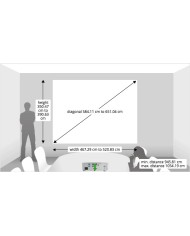Vivitek D555WH Videoproiettore DLP XGA 3D HDMI e VGA