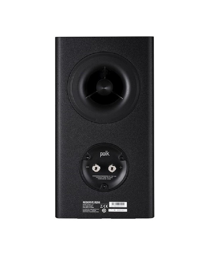 Coppia Diffusori Bookshelf a 2 vie  Polk Audio Reserve R200  Nero