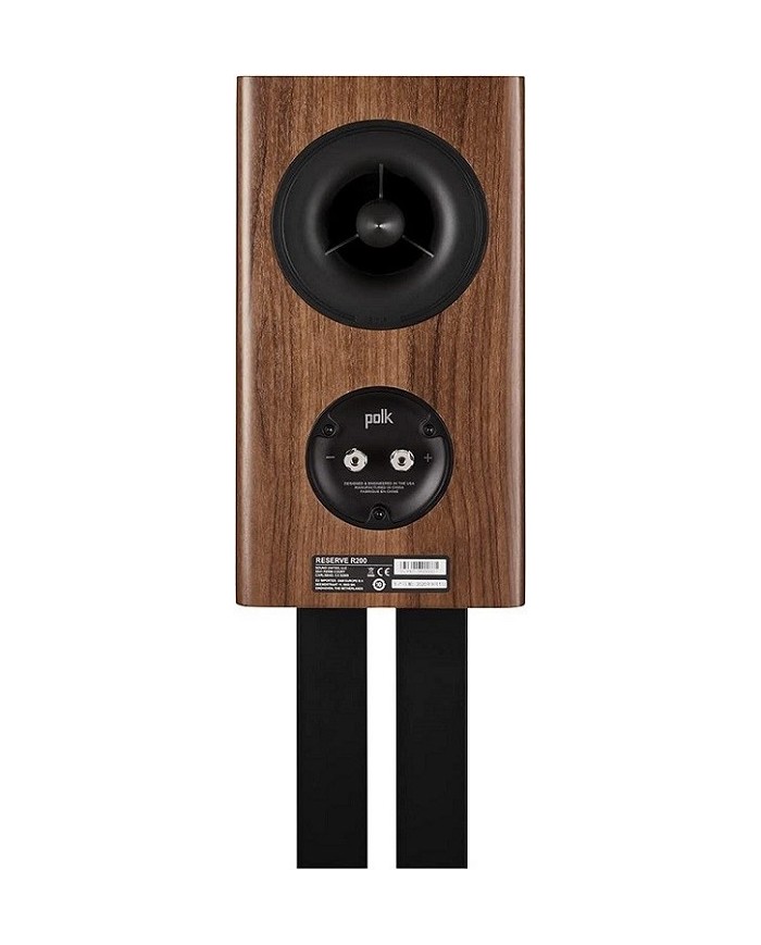 Coppia Diffusori Bookshelf a 2 vie  Polk Audio Reserve R200  Walnut