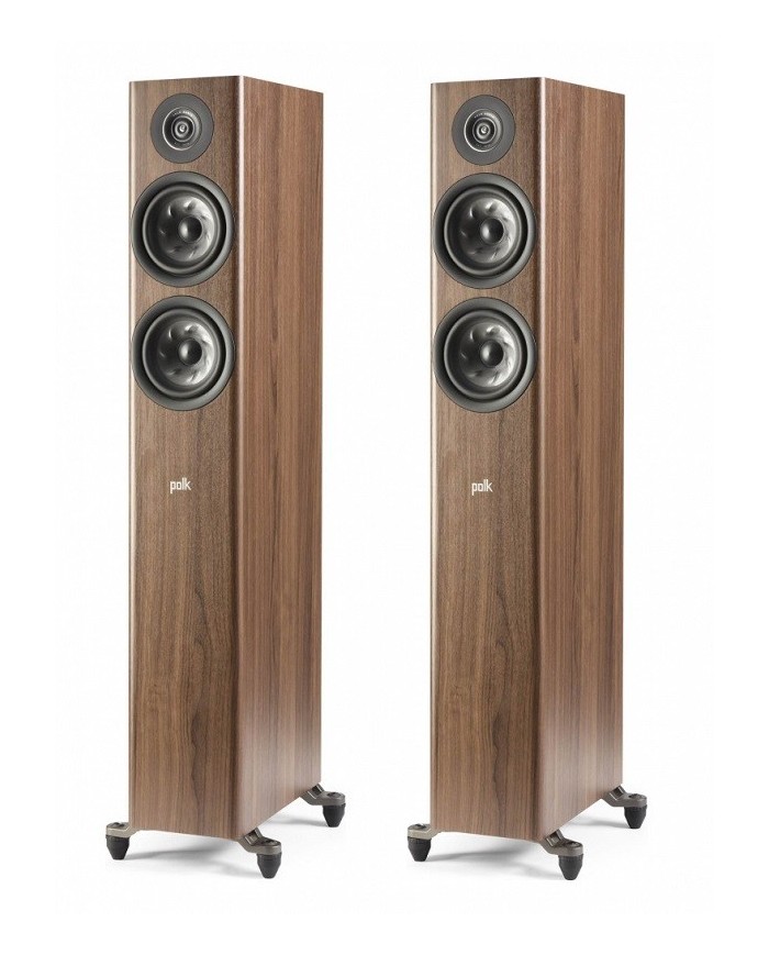Coppia diffusori da pavimento a 2 vie  Polk Audio Reserve R500  Walnut
