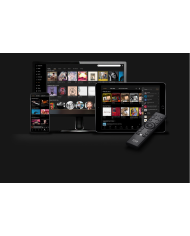 Streamer  Lettore rete  Amplificatore  DAC all-in-one  Rose RS520  Nero