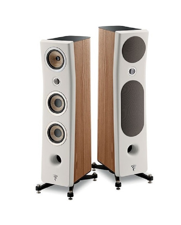 Diffusori pavimento  3 vie bass reflex  Focal KANTA N.2  Noce e Avorio