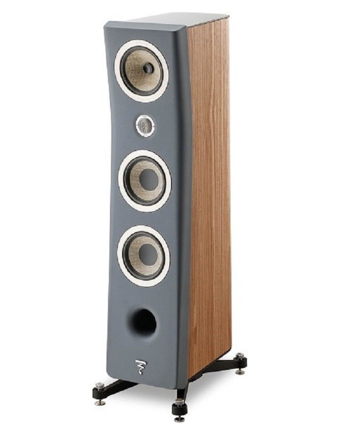 Diffusori pavimento  3 vie bass reflex  Focal KANTA N.2  Noce e Grigio