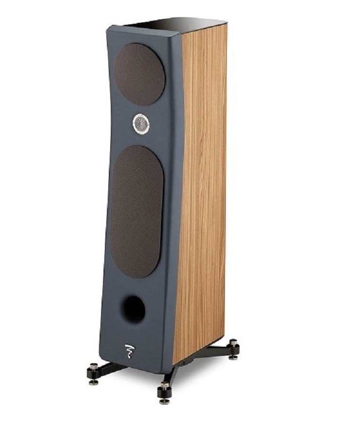 Diffusori pavimento  3 vie bass reflex  Focal KANTA N.2  Noce e Grigio