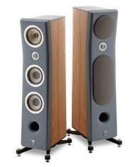 Diffusori pavimento  3 vie bass reflex  Focal KANTA N.2  Noce e Grigio