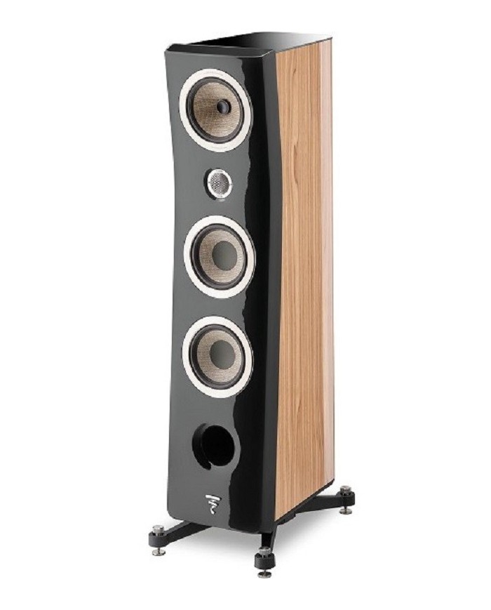 Diffusori pavimento  3 vie bass reflex  Focal KANTA N.2  Noce e Nero