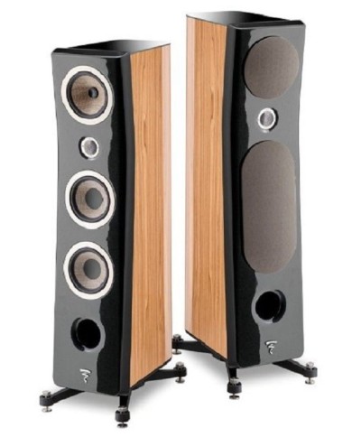 Diffusori pavimento  3 vie bass reflex  Focal KANTA N.2  Noce e Nero