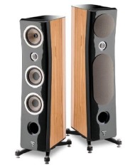 Diffusori pavimento  3 vie bass reflex  Focal KANTA N.2  Noce e Nero