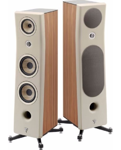 Diffusori pavimento  3 vie bass reflex  Focal KANTA N.3  Noce e Avorio