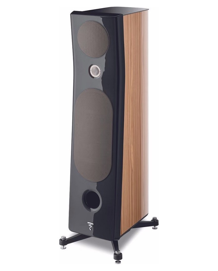 Diffusori pavimento  3 vie bass reflex  Focal KANTA N.3  Noce e Nero