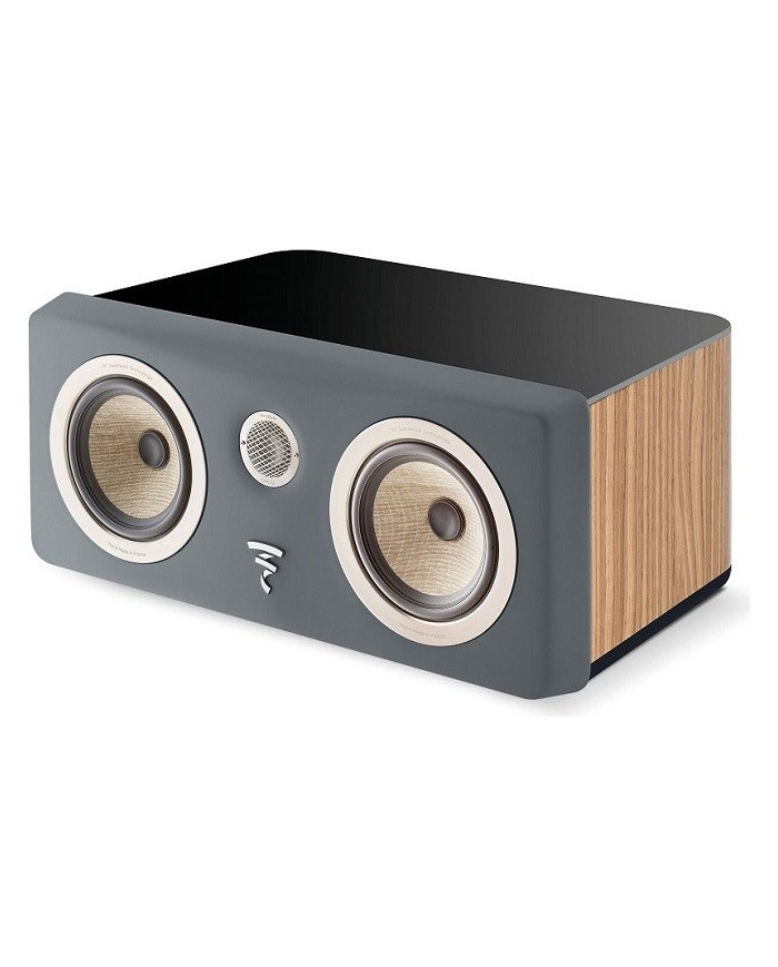 Canale centrale 2 vie bass reflex  Focal KANTA CENTER  Noce e Grigio