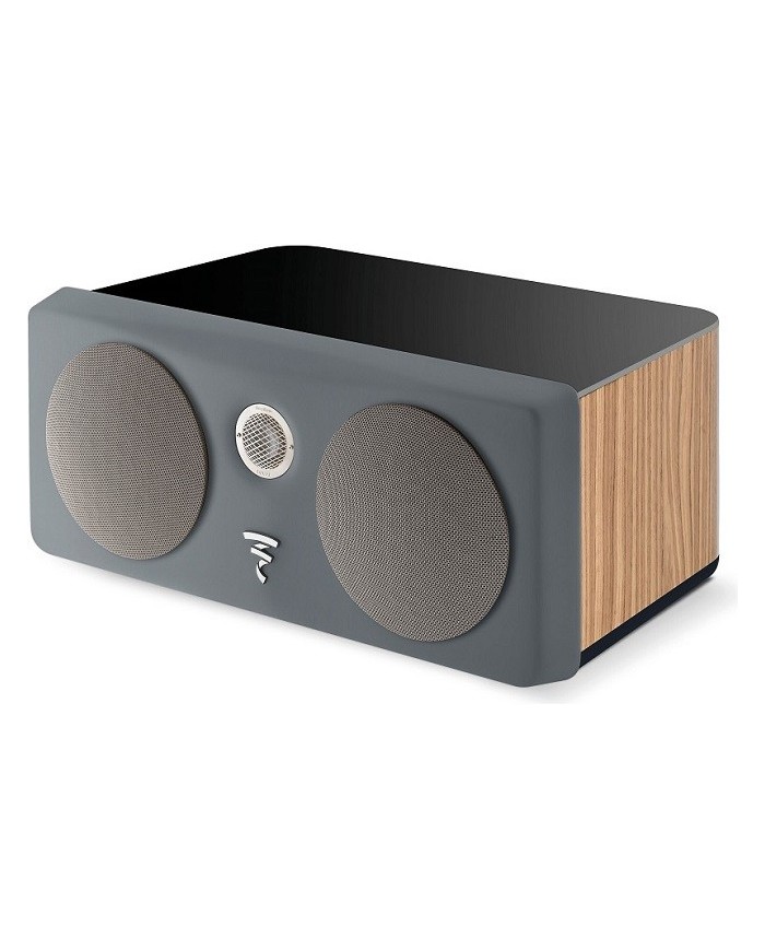 Canale centrale 2 vie bass reflex  Focal KANTA CENTER  Noce e Grigio
