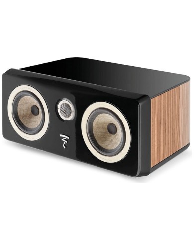 Canale centrale 2 vie bass reflex  Focal KANTA CENTER  Noce e Nero