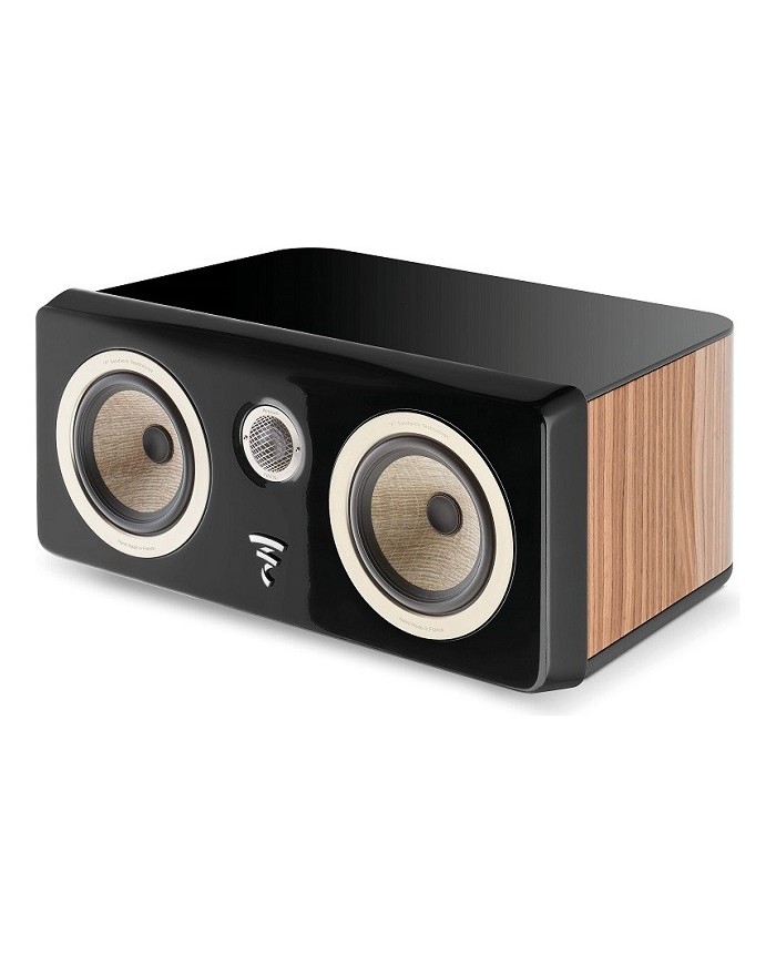 Canale centrale 2 vie bass reflex  Focal KANTA CENTER  Noce e Nero
