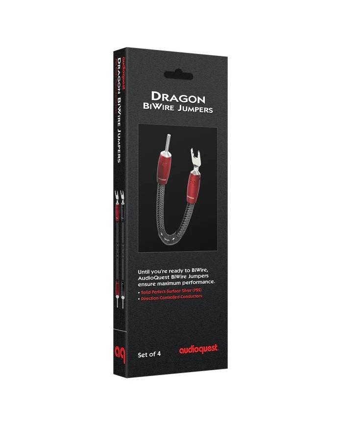 Set di 4 ponticelli BiWire Jumpers  Audioquest ThunderBird Dragon PSS