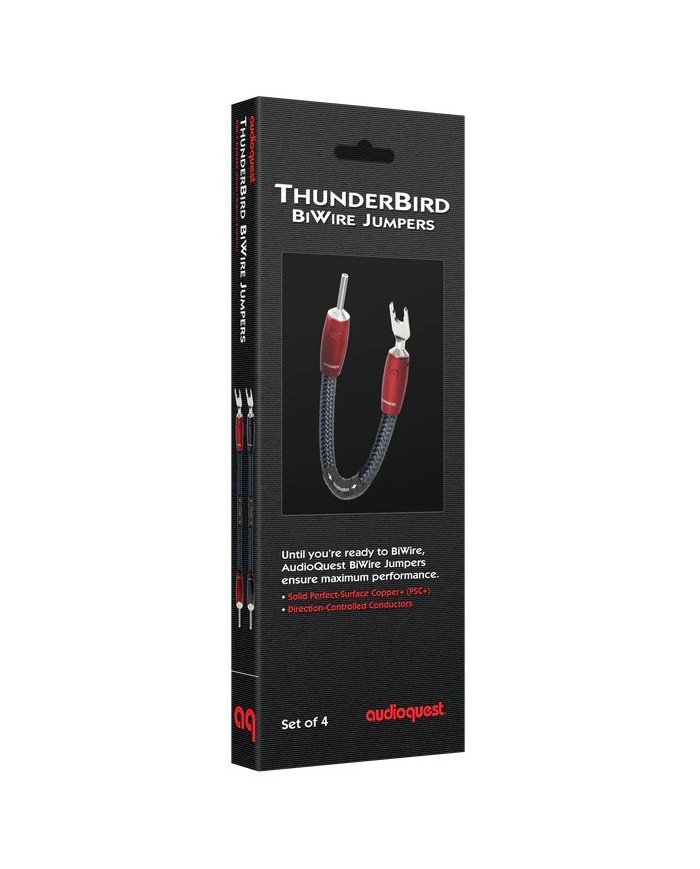 Jumpers BiWire ponticelli  Audioquest ThunderBird Jumpers BiWire PSC+