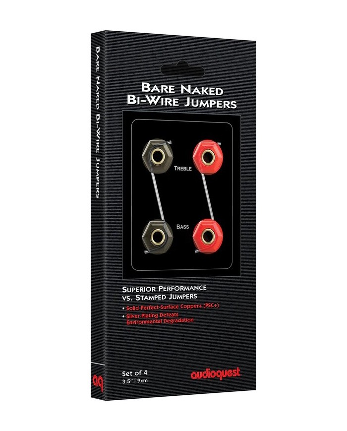 Set da 4 BiWire Jumpers  Ponticelli Audioquest Bare Naked BiWire