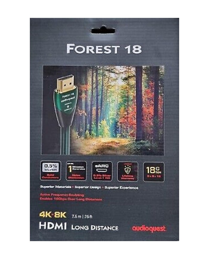 Cavo HDMI per lunghe distanze  Audioquest  Forest 18 LONG DISTANCE