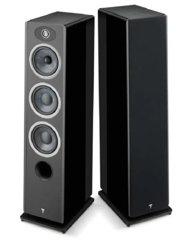 Coppia diffusori da pavimento a 3 vie  Focal Vestia n.2  Nero Lucido