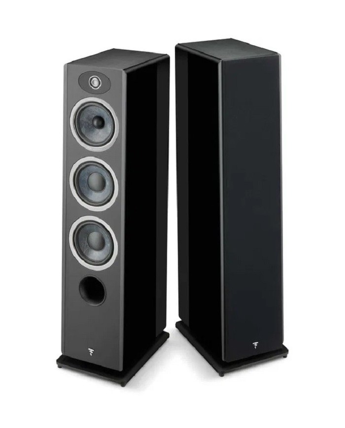 Coppia diffusori da pavimento a 3 vie  Focal Vestia n.2  Nero Lucido