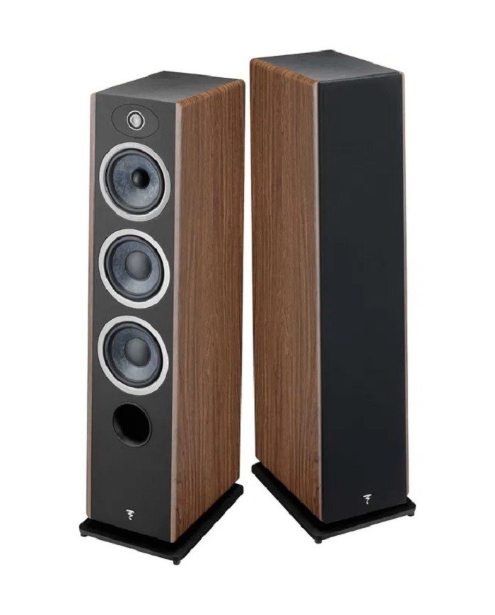 Coppia diffusori da pavimento a 3 vie  Focal Vestia n.2  Legno Scuro