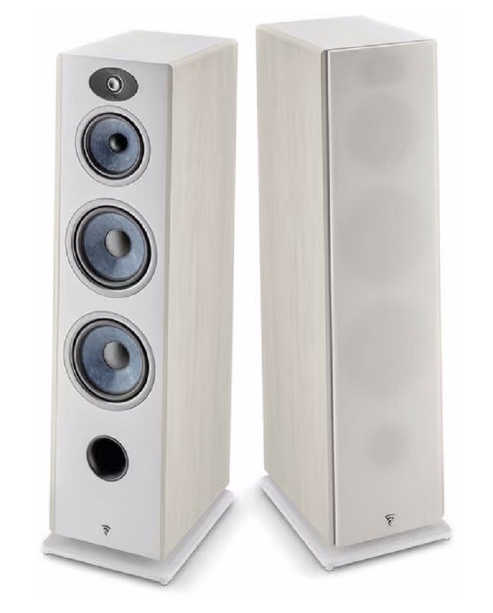 Coppia diffusori da pavimento a 3 vie  Focal Vestia n.4  Legno Chiaro