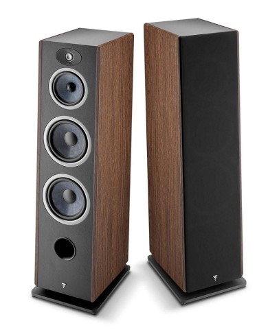 Coppia diffusori da pavimento a 3 vie  Focal Vestia n.4  Legno Scuro