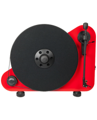 Pro-Ject VTE R BT Giradischi Verticale con Braccio e Testina Ortofon OM5E Rosso