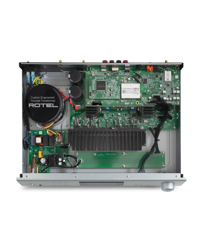 Streamer di rete con amplificatore integrato  Rotel  S14  Silver