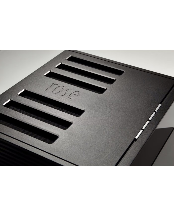 Streamer  Lettore rete  Amplificatore  DAC all-in-one  Rose RS520  Nero