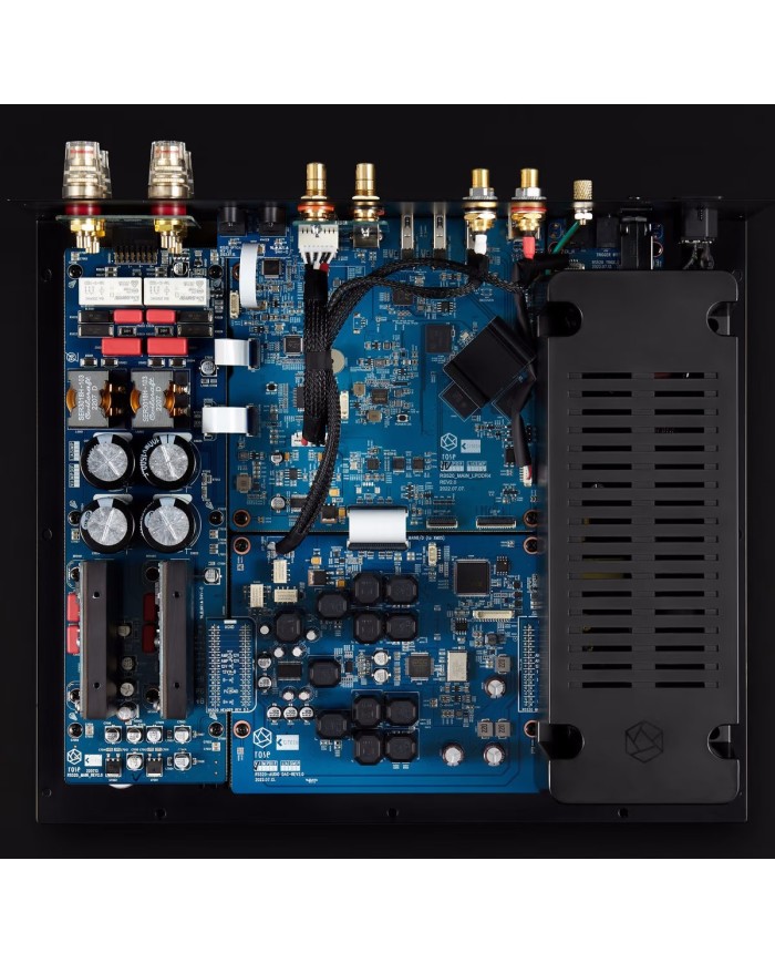 Streamer  Lettore rete  Amplificatore  DAC all-in-one  Rose RS520  Nero